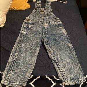 Vintage OshKosh B’Gosh acid wash overalls